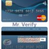 Editable Samoa ANZ Bank mastercard credit card Templates in PSD Format