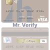 Editable Samoa Bank of Hawaii visa debit card Templates in PSD Format
