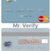 Editable Suriname Finabank N.V. mastercard Templates in PSD Format