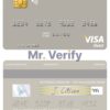 Editable Tajikistan IBT Bank visa debit card Templates in PSD Format