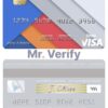 Editable Tanzania BancABC visa debit card Templates in PSD Format