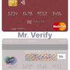 Editable Tunisia JMMB Bank mastercard Templates in PSD Format