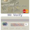 Editable Turkey Odeabank mastercard Templates in PSD Format