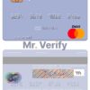 Editable Turkmenistan Rysgal JSCB mastercard Templates in PSD Format