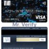 Editable USA Capital One bank visa signature card Templates in PSD Format