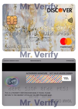 USA Editable Templates 8 Editable USA Discover bank mastercard Templates in PSD Format
