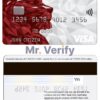 Editable USA HSBC Bank Visa Credit Card Templates in PSD Format