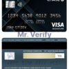 Editable USA JP Morgan Chase bank visa signature card Templates in PSD Format