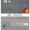 Editable USA Payoneer mastercard credit card Templates in PSD Format