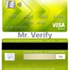 Editable USA San Francisco CHIME bank visa electron card Templates in PSD Format