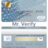 Editable USA South Dakota Metabank visa card Templates in PSD Format