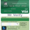 Editable USA TD Bank Visa Debit Card Templates in PSD Format