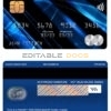 Editable USA USAA bank mastercard Templates in PSD Format