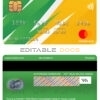 Editable USA Waste Management bank mastercard Templates in PSD Format
