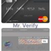 Editable United Arab Emirates Emirates Investment Bank mastercard Templates in PSD Format