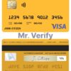 Editable United Kingdom The Co-operative bank visa credit card Templates in PSD Format