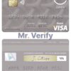 Editable Zambia Absa Bank Zambia Plc visa debit card Templates in PSD Format
