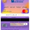 Fillable Egypt Blom Bank mastercard Templates | Layer-Based PSD