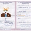 El Salvador dog Fake PSD Passport | Instant Download