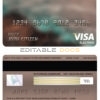 Editable Equatorial Guinea CCEI Bank visa electron card Templates in PSD Format