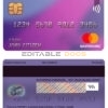 Fillable Estonia Luminor Bank mastercard Templates | Layer-Based PSD