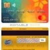 Fillable Ethiopia Bank of Abyssinia bank mastercard Templates | Layer-Based PSD