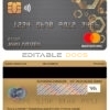 Fillable Ethiopia Commercial Bank mastercard Templates | Layer-Based PSD
