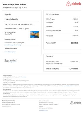 Editable Fiji Hotel Booking Form Template | Fillable PDF