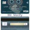Fillable Argentina Hipotecario bank visa card Templates | Layer-Based PSD