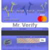 Fillable Costa Rica Banco Nacional de Costa Rica mastercard debit card Templates | Layer-Based PSD