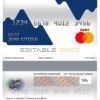Fillable Cyprus Alpha bank mastercard debit card Templates | Layer-Based PSD