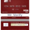 Fillable Djibouti Central Bank of Djibouti visa debit card Templates | Layer-Based PSD
