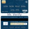 Fillable El Salvador Banco Azul de El Salvador visa debit card Templates | Layer-Based PSD
