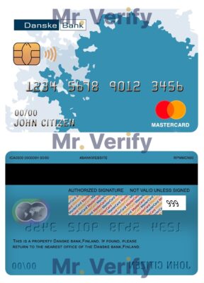 Fillable Finland Danske bank mastercard Templates | Layer-Based PSD
