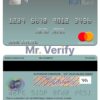 Fillable Gabon BGFI Bank mastercard Templates | Layer-Based PSD