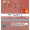 Fillable Guatemala Azteca Bank mastercard Templates | Layer-Based PSD
