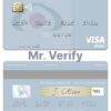 Fillable Guatemala Azteca Bank visa card Templates | Layer-Based PSD