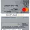 Fillable Hong Kong Global Cash mastercard Templates | Layer-Based PSD