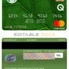 Fillable Iraq Rafidain bank mastercard Templates | Layer-Based PSD