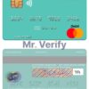 Fillable Netherlands ABN AMRO Bank mastercard credit card Templates | Layer-Based PSD