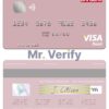 Fillable Norway BN Bank ASA visa debit card Templates | Layer-Based PSD