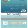 Fillable Palau ADB Bank visa debit card Templates | Layer-Based PSD