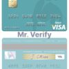 Fillable Palau Bank of Guam visa debit card Templates | Layer-Based PSD