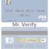Fillable Panama Banco General visa credit card Templates | Layer-Based PSD