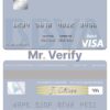 Fillable Paraguay Banco BBVA visa credit card Templates | Layer-Based PSD