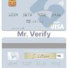 Fillable Peru Banco Banex visa debit card Templates | Layer-Based PSD