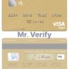 Fillable Philippines Banco de Oro visa debit card Templates | Layer-Based PSD