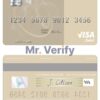 Fillable Qatar Doha Bank visa debit card Templates | Layer-Based PSD