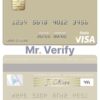 Fillable Romania Banca Transilvania visa debit card Templates | Layer-Based PSD
