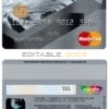 Fillable Russia Sberbank mastercard Templates | Layer-Based PSD